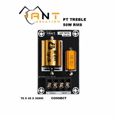 Mạch phân tầng loa Treble bậc 1 (2.2 || 3.3 || 4.7uF 400V +-3%)