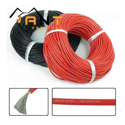 Dây Silicon mềm chịu nhiệt độ cao 12 || 14AWG chuyên dụng nguồn cho mạch âm thanh